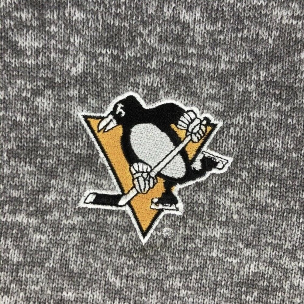 Pittsburgh Penguins Antigua Womens 1/2 Zip Sweater - Picture 3 of 9